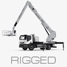 Truck Aerial Platform RIGGED